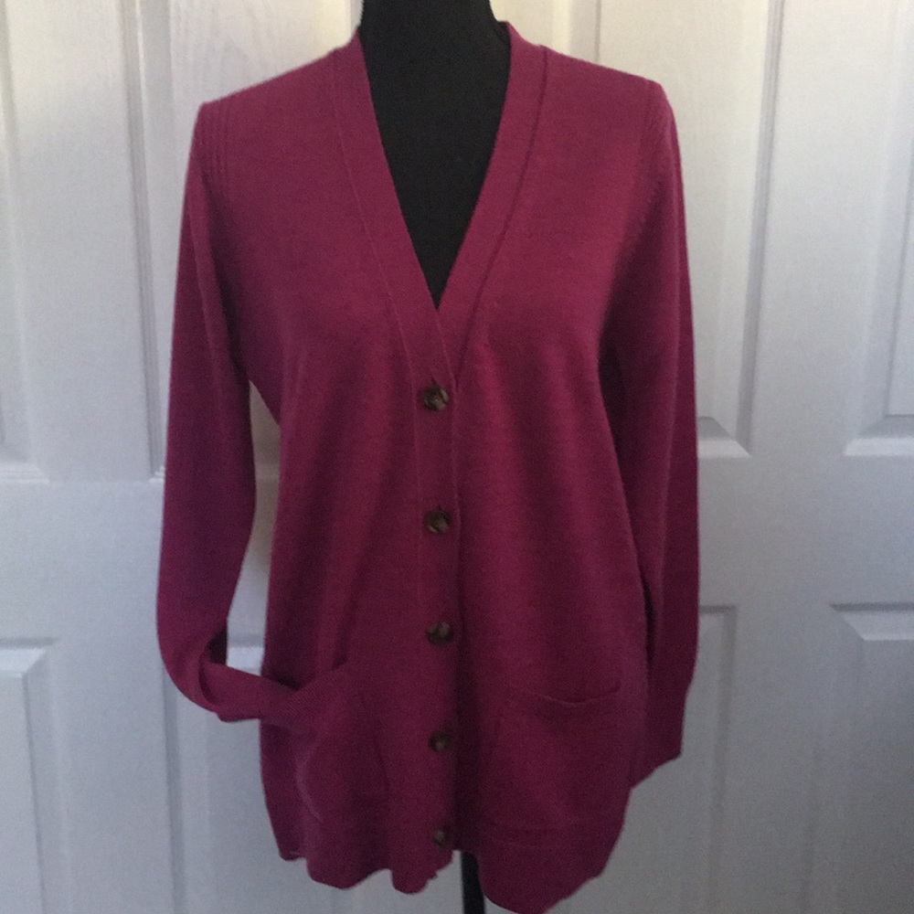 Land End Merino Wool Sweter